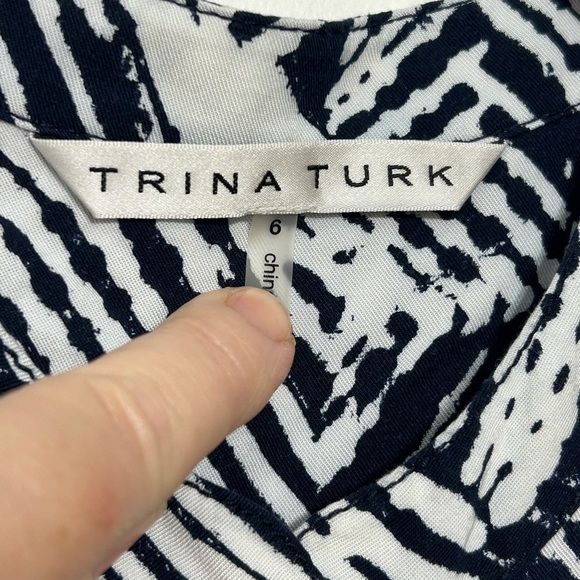 Trina Turk Zandra Woodblock Graphic Sleeveless Jumpsuit - Picture 8 of 11